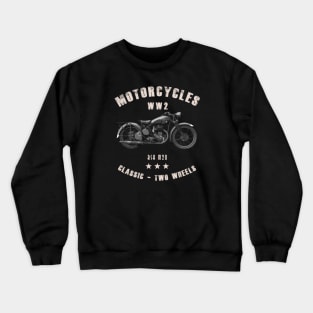 BSA M20 Retro Vintage Motorcycle WW2 Crewneck Sweatshirt